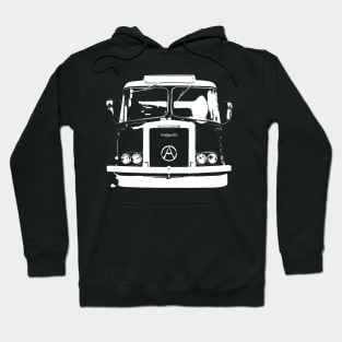 Atkinson Borderer classic 1970s heavy lorry monoblock white Hoodie